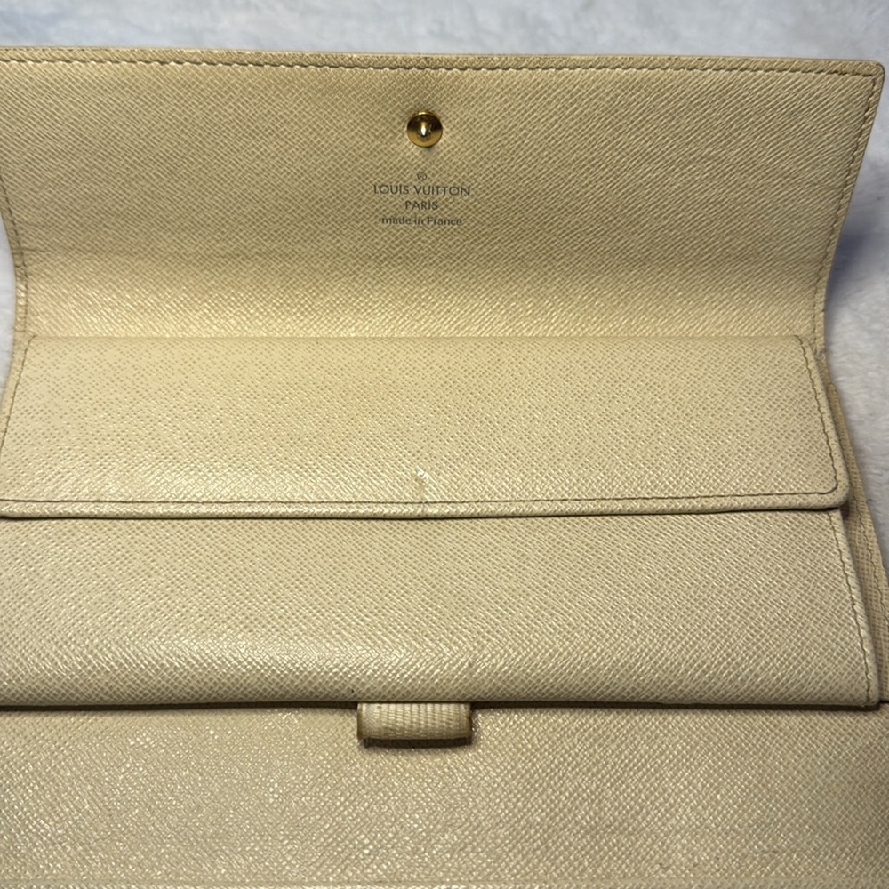 Louis Vuitton Damier Azur Porte Tresor International Trifold Wallet with CoA - Picture 5 of 14